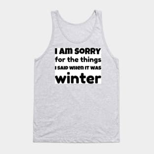 Funny Spring Sayings Tank Top